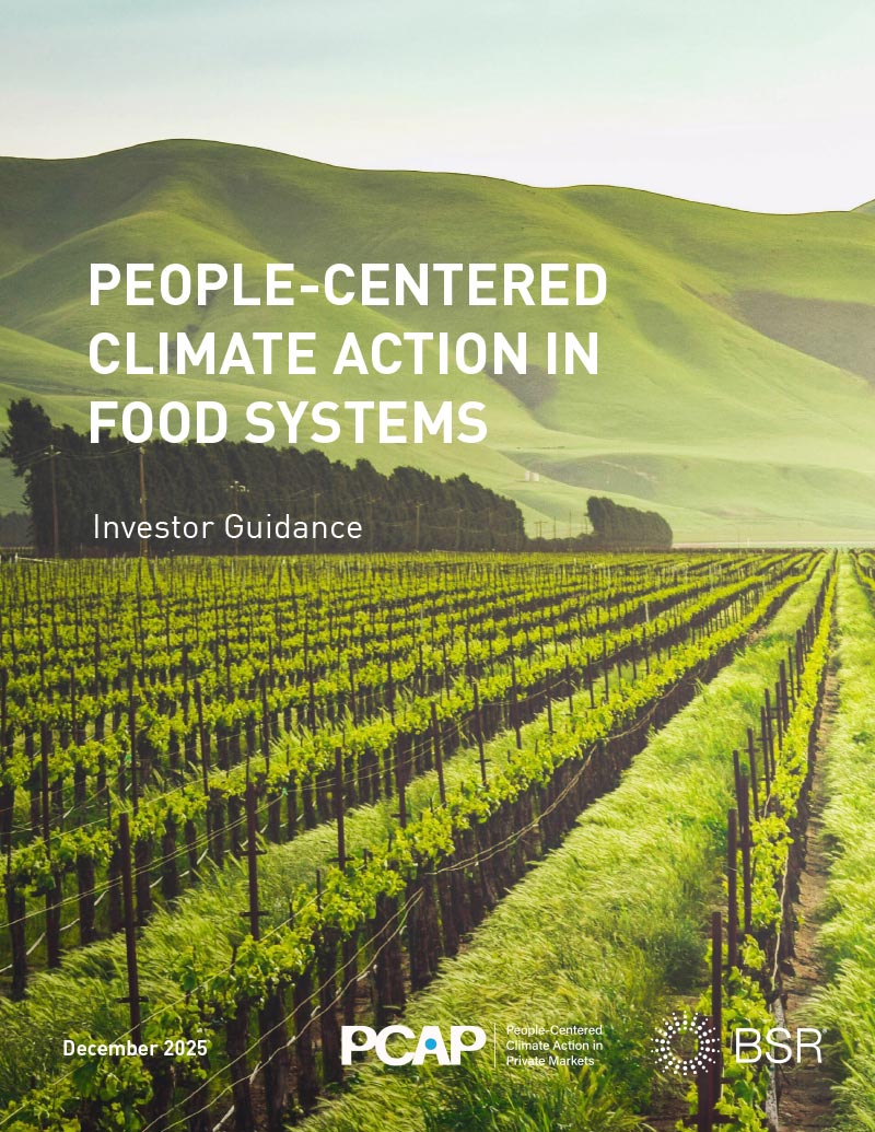 People-Centered Climate Action in Food Systems: Investor Guidance cover image